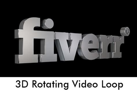 Create A 3d Rotating Logo Animation Spin Loop By Malindajayamal Fiverr