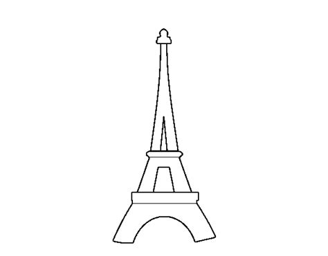 Eiffel Tower Coloring Page