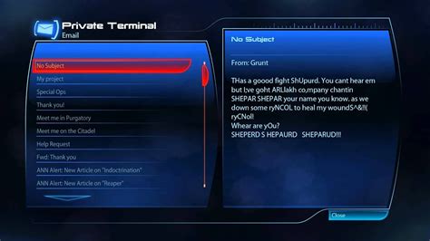 Mass Effect 3 Grunts Well Spelled And Highly Literate