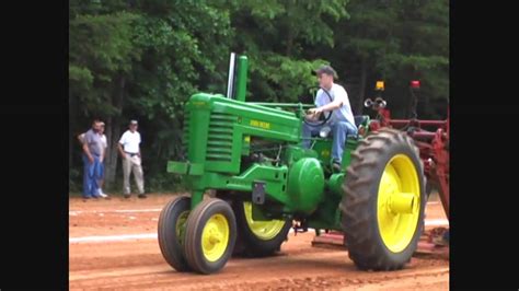 John Deere Model A Tractor Pull At 2009 Southwest Virginia Antique Farm