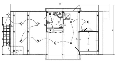 House Ceiling Electrical Layout Plan Cad Drawing Details Dwg File