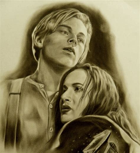 Pencil Drawing Kate Winslet Drawing Titanic