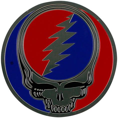 Candd Visionary Grateful Dead Steal Your Face Heavy Metal Sticker
