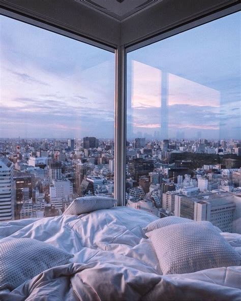 Morning Goals In 2020 City Bedroom Apartment View City Aesthetic