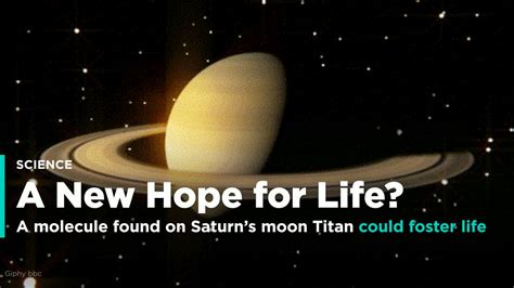 A Molecule Found On Saturns Moon Titan Could Foster Life