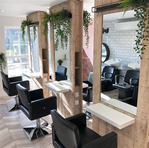 Rustic Salon Interior Bright Light And Airy In 2020 Hair Salon