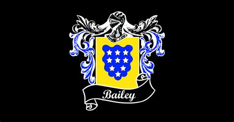 Bailey Coat Of Arms Family Crest Sticker TeePublic
