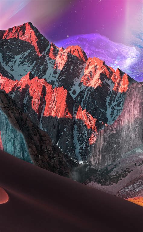 Download Wallpaper 950x1534 Mac Ox X Mountains Desert Landscape
