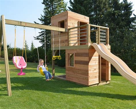 Modern Outdoor Kids Patio Playsets Decorating Backyard In 2019