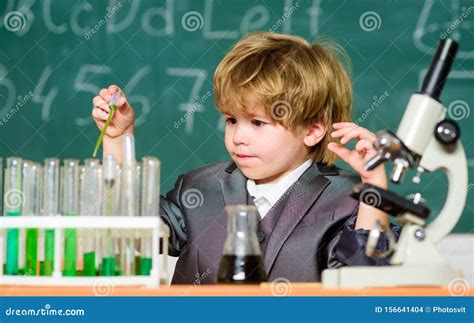 Toddler Genius Baby Science Concept Ted Child And Wunderkind Kid