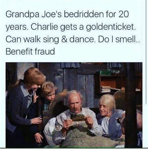 Grandpa Joes Bedridden For 20 Years Charlie Gets A Goldenticket Can