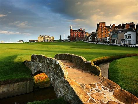 The Swilcan Bridge And Burn On The 18th At The St Andrews Old Course