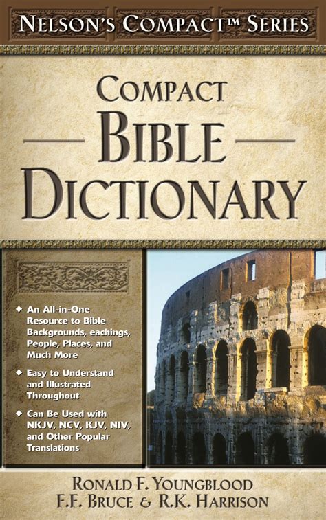 Compact Bible Dictionary Free Delivery At Eden 9780785252443
