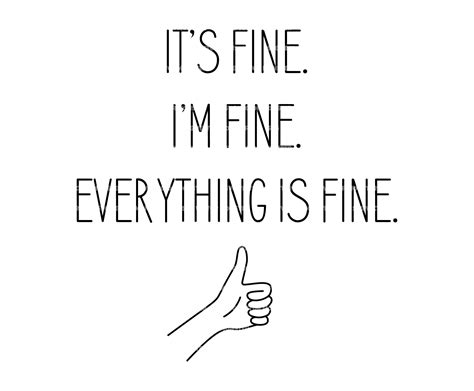 Its Fine Im Fine Everything Is Fine Svg Vector Etsy