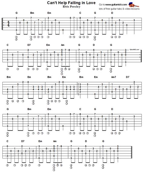 This is my full fingerstyle guitar arrangement of this sweet song by elvis, try also my easy fingerstyle version.in this page you find guitar tab, chords and my video tutorial. Can T Help Falling In Love Ukulele Tabs | Examples and Forms