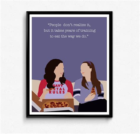 Gilmore Girls Quote Poster Tv Show Minimalist By Thefilmartist Gilmore My Xxx Hot Girl