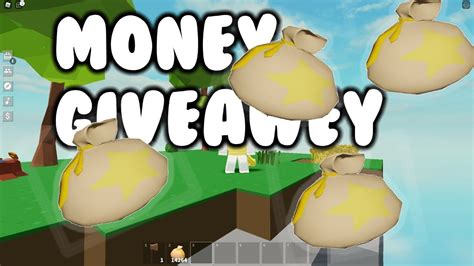 💰 Live Giveaway 💰 Money Bag Giveaway In Roblox Islands Youtube