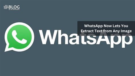 Whatsapp Now Lets You Extract Text From Any Image