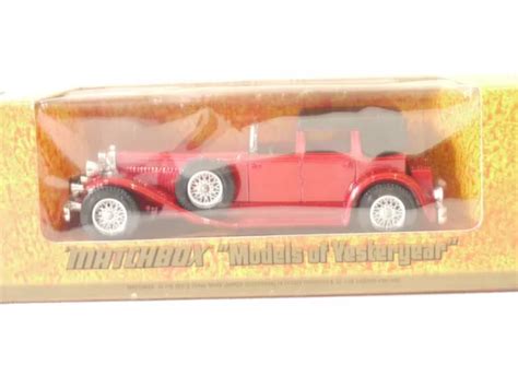 Matchbox Models Of Yesteryear Y Duesenberg Model J Town Car Boxed Picclick