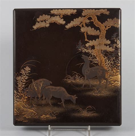 Sold Price Japanese Gilt Decorated Lacquered Writing Box Invalid