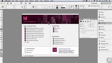 Adobe Indesign Cs6 Tutorials Changing Defaults In Adobe Indesign