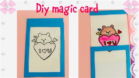 Diy Magic Card How To Make Magic Card Easy Paper Crafts Youtube