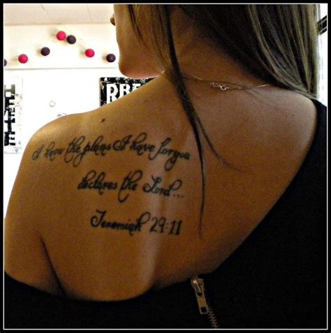 I Want This So Bad After My Surgery Or Before Tattoos Jeremiah 29 11