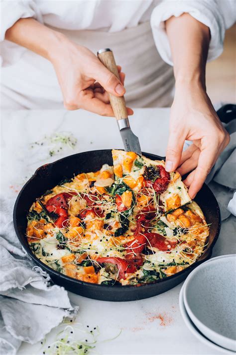 Leftovers are delicious reheated in the microwave. Easy Egg Bake Recipe with Roasted Autumn Veggies | Hello ...