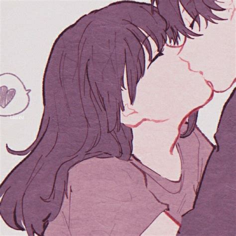 Anime Kissing Matching Pfp So This Lovely And Aosama Person Let Me Have Matching Profile Picture