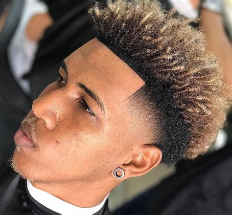 Twists With Fade For Men Wavy Haircut