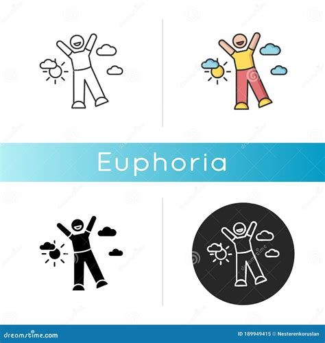 Euphoria Icon Stock Vector Illustration Of Emotion 189949415