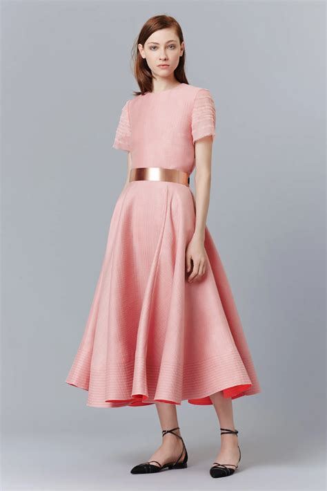 Roksanda Pre Fall 2015 Collection Vogue Fashion Midi Short Sleeve