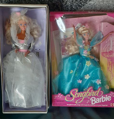2 Barbies 1995 Songbird And 1991 Barbie Collector Doll Etsy