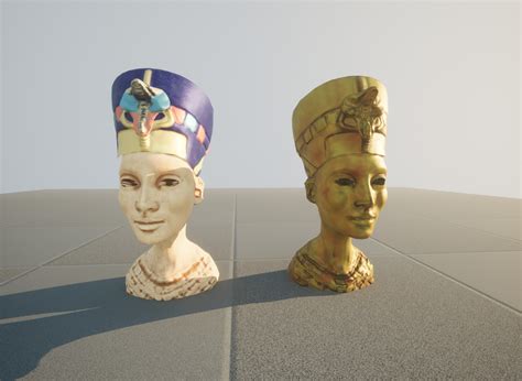 Artstation Nefertiti Modeling And Shader