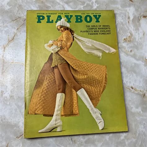 Playboy April Vintage Magazine Centerfold Eur Picclick Fr