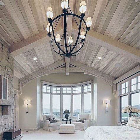 I have two 90 degree intersecting gables that. Top 70 Best Vaulted Ceiling Ideas - High Vertical Space ...