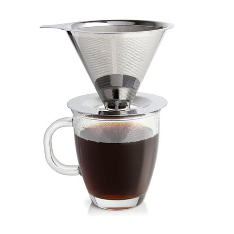 China Eco Friendly Stainless Steel Pour Over Coffee Dripper Manufacturers