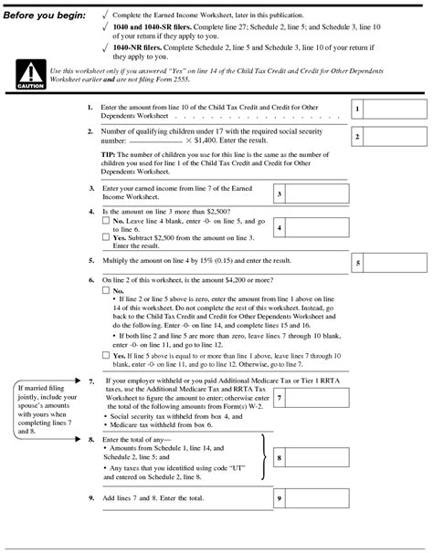 Irs Worksheet For Taxable Social Security Benefits