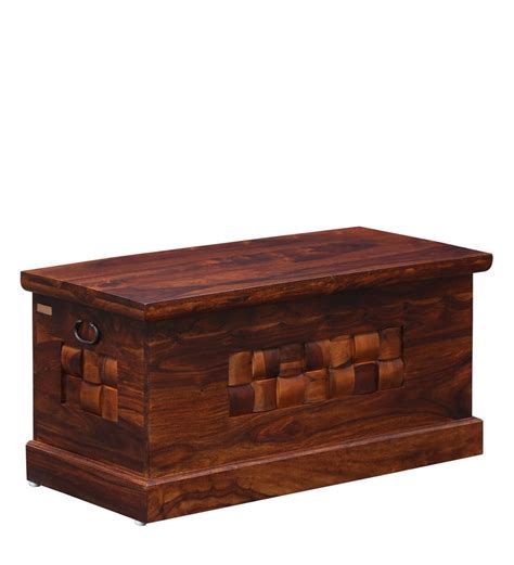 Buy Woodway Solid Wood Trunk In Honey Oak Finish By Woodsworth Online