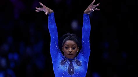Simone Biles Wins Th All Around Title At Worlds To Become Most