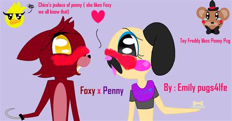 Foxy X Penny By Pugs4lfe On Deviantart