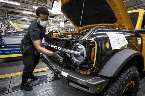 Ford Bronco Production Start At Michigan Assembly 2021 Sixth