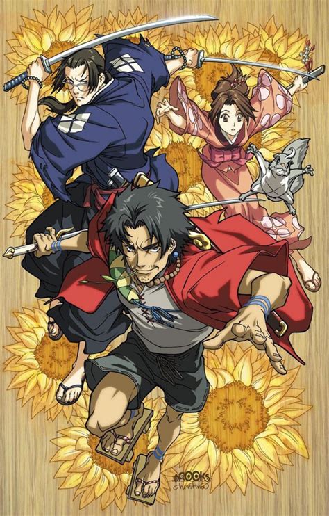 Samurai Champloo Anime Manglobe Art 32x24 Poster Decor