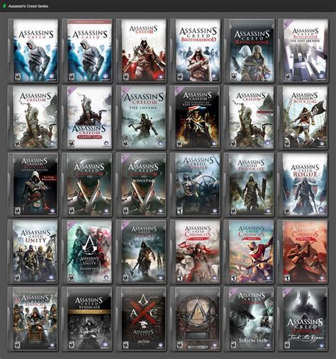 Assassins Creed Series By Gameboxicons On Deviantart Assassins Creed