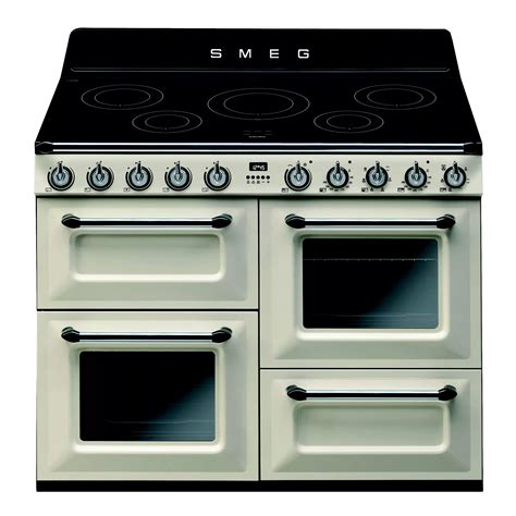 Smeg Tr4110ip Freestanding Electric Range Cooker With Induction Hob
