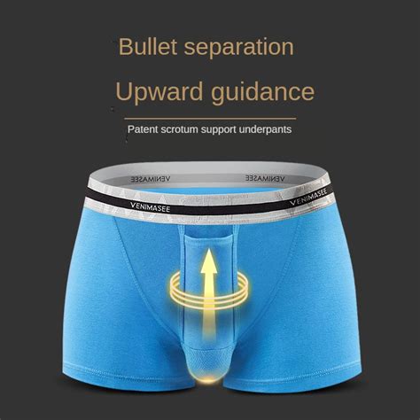 Bullet Separation Mens Boxer Holes Underwear Mens Boxer Pants Cotton