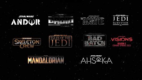 All Upcoming STAR WARS SHOWS In Order Of Release YouTube