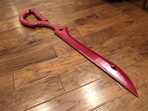 3d Printable Scissor Blade From Kill La Kill By Josiah Allen Litchmore