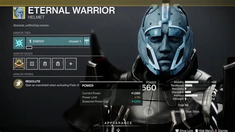 Destiny 2 How To Get Eternal Warrior Exotic Titan Helmet