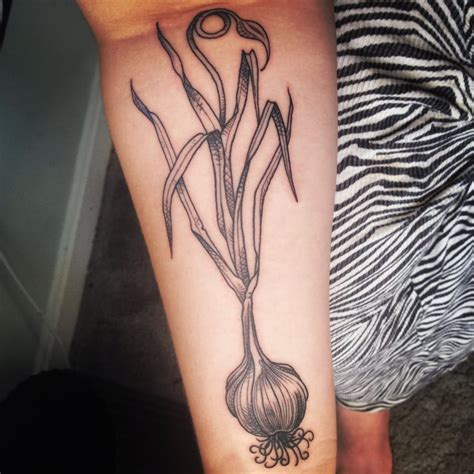Garlic Scape Tattoo